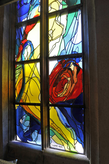The Art of Annemiek Punt: Two Abstract Stained Glass Windows in Different Churches